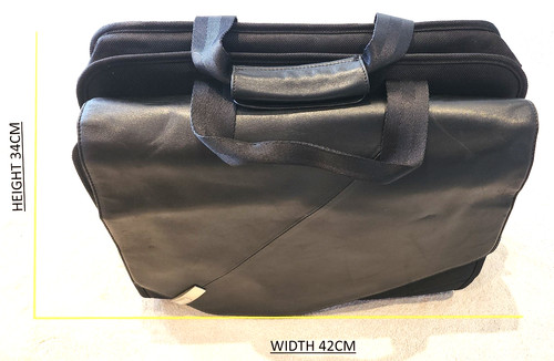 Storm part leather laptop bag - part,