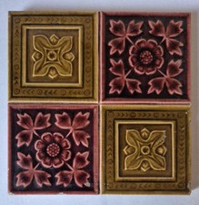 Antique tile Majolica