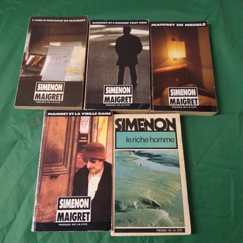Georges simenon books - simenon, lot