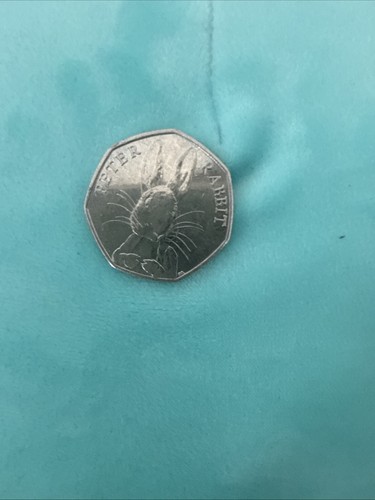 Peter rabbit 50p coin - rabbit,