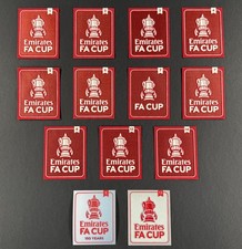 2024 2025 OFFICIAL PLAYER SIZE FA CUP SLEEVE PATCHES - SIZE: 85mm - 67mm