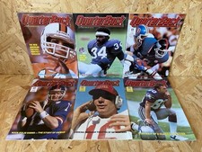 6 x NFL Quarterback Magazine 1987 Vintage American Football