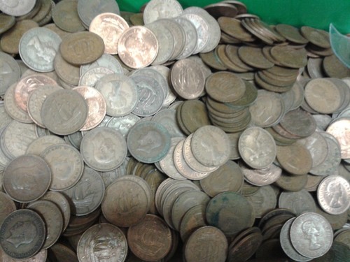Bronze halfpenny bulk - bronze,