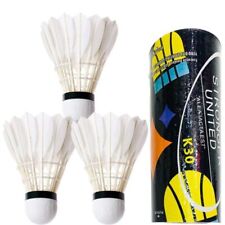 3Pcs Badminton Shuttlecocks Durable Duck Feather Badminton Ball Outdoor Sports◈