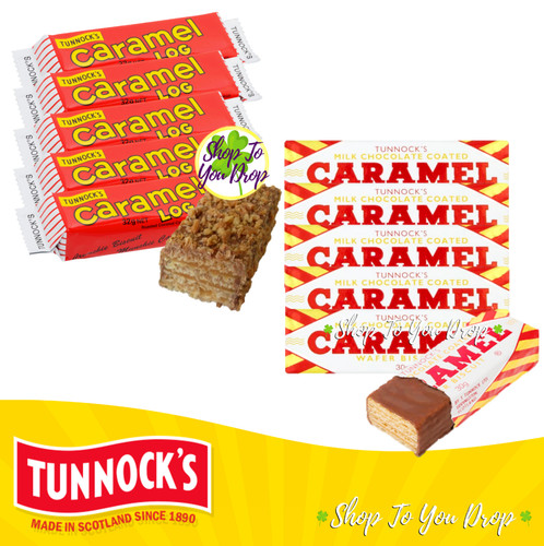 Tunnocks caramel wafers - wafers, &
