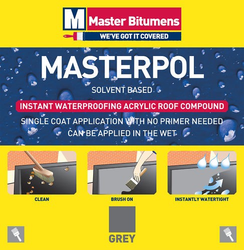 5kg grey fibrepol - grey, fibrepol/masterpol