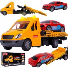 Toy Tow Truck with Sports Car