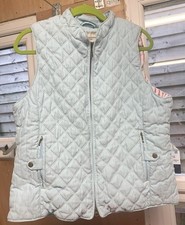 Joules Ladies Lightweight Quilted Gilet BodyWarmer blue UK20 VGC XXXL