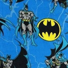 BATMAN FLEECE FABRIC * 150cm