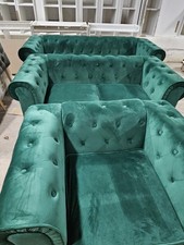 Green crushed velvet fabric - velvet,