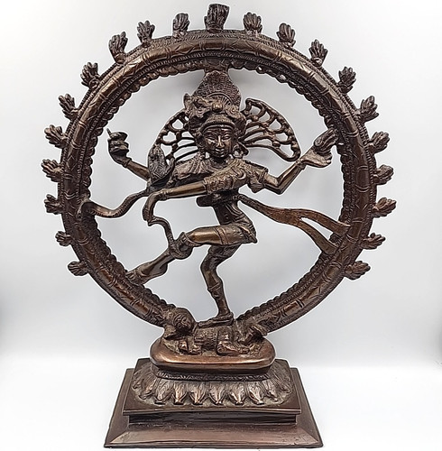 Solid brass shiva - solid,