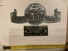 MORRISON ELECTRICAR CAR BADGE