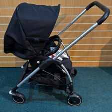 Maxi-Cosi Streety Plus Black Reversible Seat Pushchair Stroller Travel System