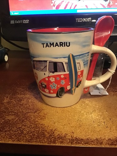 Campervan decorated mug - campervan,