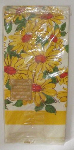 Vtg house paper tablecloth - vtg,
