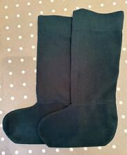 GARDMAN FLEECE WELLIE LINERS UNISEX DARK GREEN SIZE MEDIUM 6-9 (39-43)