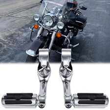 Motorcycle Highway Foot Pegs & Clamps For Harley Road King Touring Street Glide