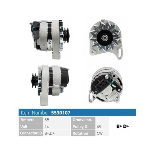 Alternator eb1795q a12555g - eb1795q,