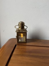 Brass Lantern with Glass Door