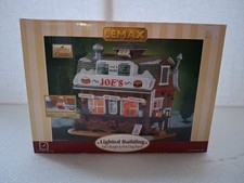 Lemax Harvester Crossing Lighted Building Joe's Burger & Hot Dog Stand Boxed