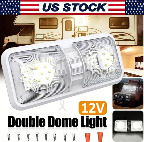 Led ceiling double dome - rv,