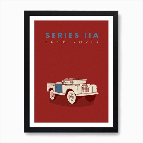 Series landrover art print - series,