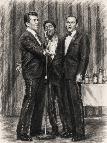 Rat pack sinatra martin - martin, davis