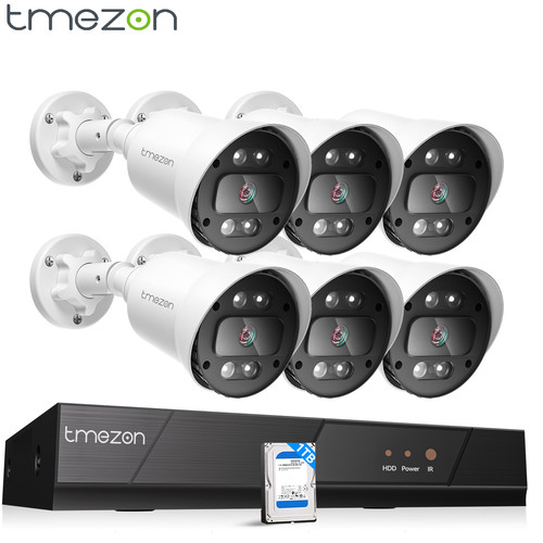 8ch 1080p 6xcctv camera - 8ch,