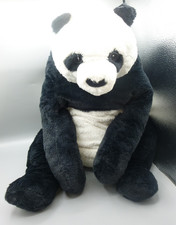 Ikea Djungelskog Panda Teddy Bear Soft Plush Stuffed Toy White Black 18"