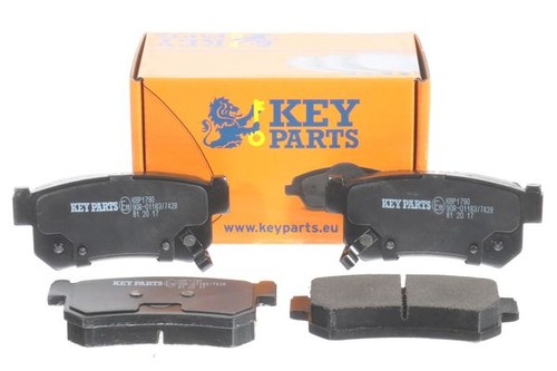 Key parts rear brake pad - rear, set