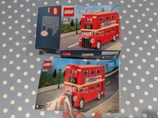 LEGO 40220 Creator Double Decker London Bus, Empty Box & Manual Only - No Lego