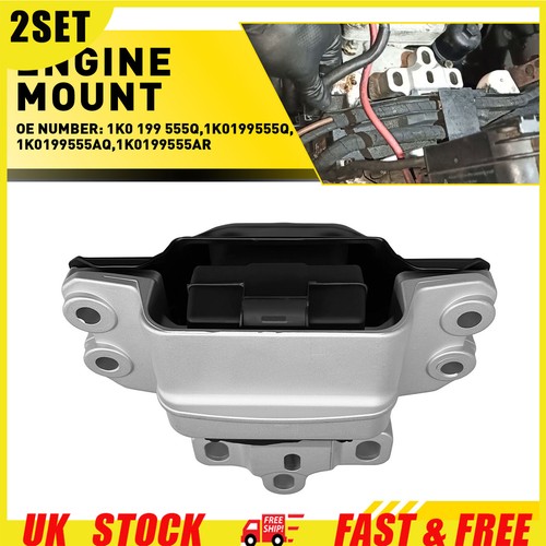 Left engine gearbox mount - 2x,