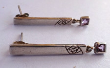 Pair Kit Heath vintage dangle