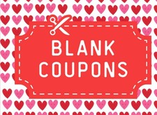 Blank, Fill-it-in Coupon Book