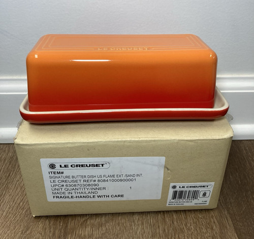 Flame signature butter dish - signature,