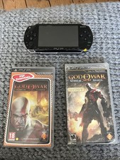 Sony PSP Black console Game God Of War x2 Tested and fully working
