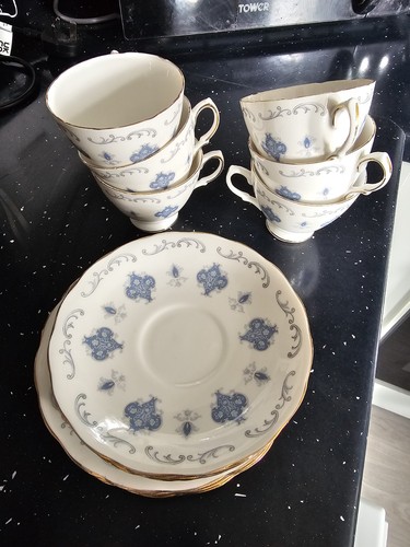 Fine bone china tea set - china,