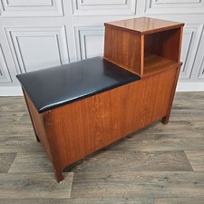 Mid century telephone table - telephone,