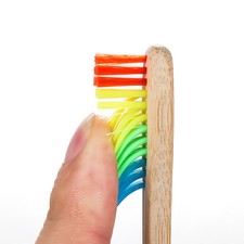 10x bamboo rainbow - 10x, toothbrush