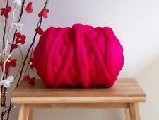 Magenta Pink* Merino Wool Tops Roving Needle Wet Felting Arm Knitting 50g - 4kg