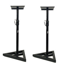 2x TEK audio SS500 - Studio Monitor Stand with Triangle Base Design