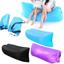 Lazy Outdoor Inflatable Sofa Air Bed Lounger Sofa Sack Beach Bag Portabl Camping
