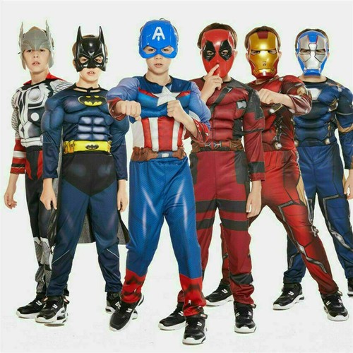 Kids boys superhero costume - uk,
