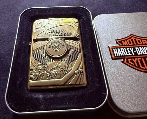 Zippo lighter vintage harley - zippo,