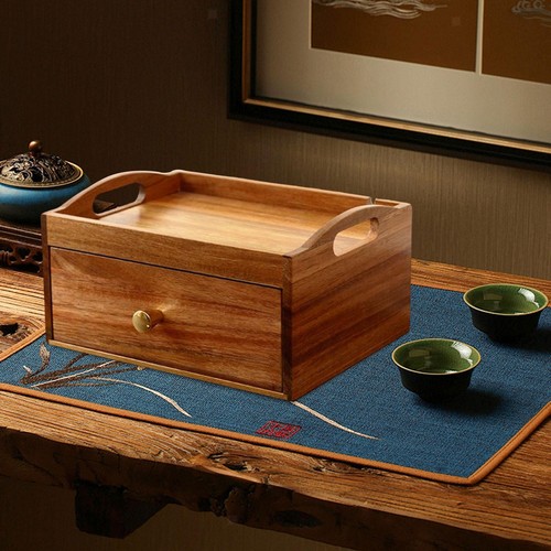 Wooden tea bag organizer - tea,