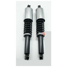 Sport Struts Black Chrome 360mm with 8mm and 10mm Bushings for Puch Moped 2