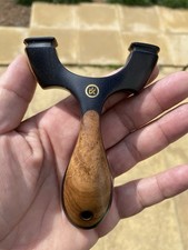 Catapult/Slingshot Burr Maple & Black Micarta Frames
