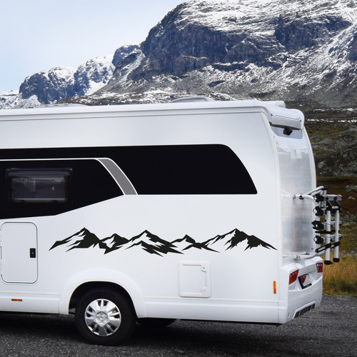 Mountain sticker for campervan - mountain,