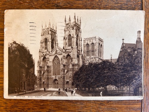 York minster west front 1948 - york,