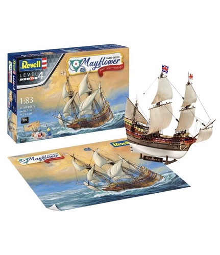Revell 05684 mayflower 400th - revell,